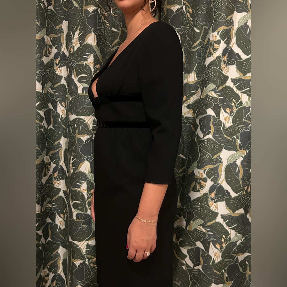 Vintage Valentino black sheath dress
